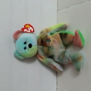 Ty Beanie Original Baby "Peace"  Tie Dye  1996